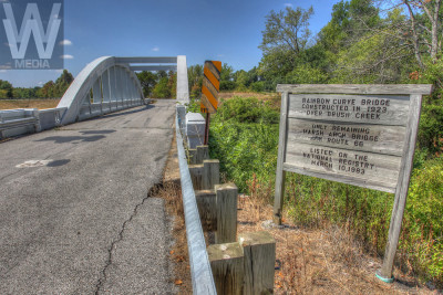 The Rainbow Curve bridge, Kansas (marsh arch bridge)
